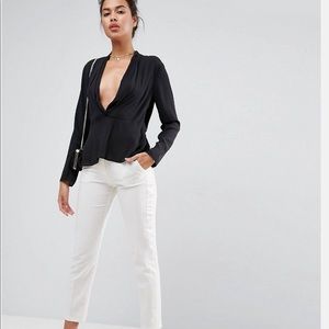 ASOS Waisted Plunge Top